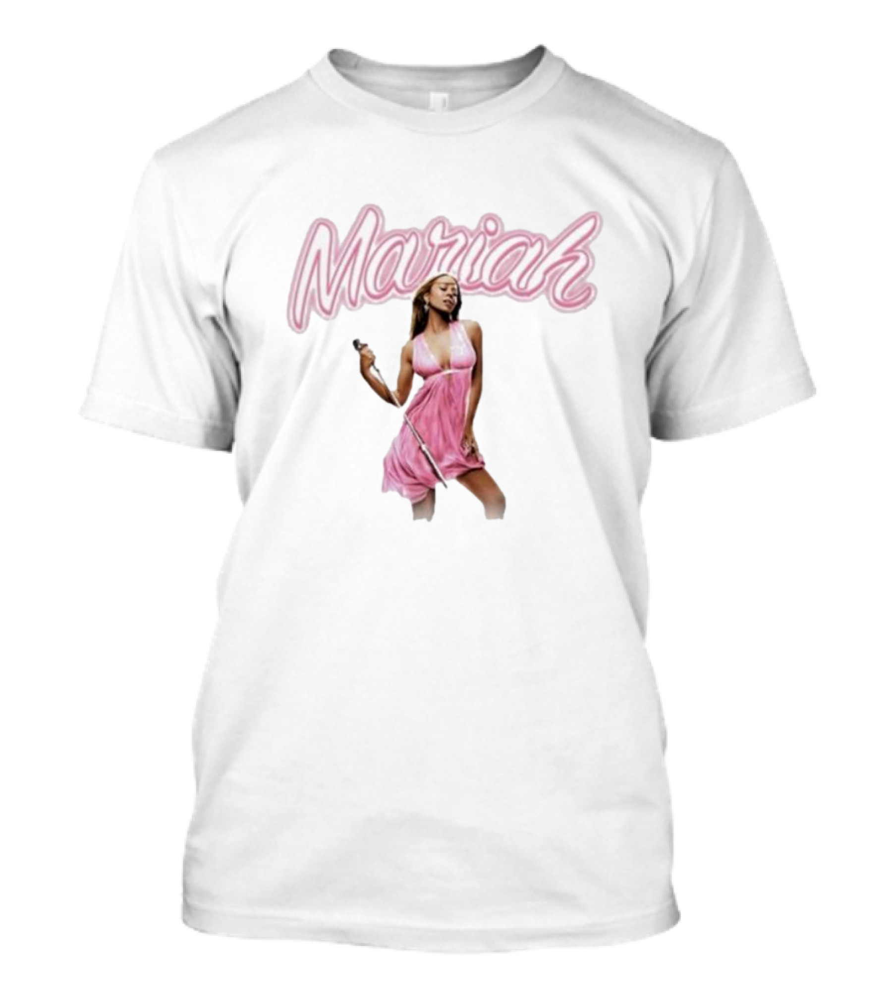 Mariah Carey Obsessed Airbrush 2024 Pink Dress Iconic T-Shirt