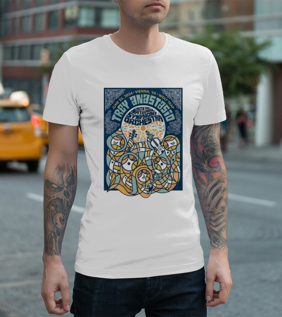 Trey Anastasio June 25 2024 Vienna Wolf Trap National Symphony Orchestra T-Shirt