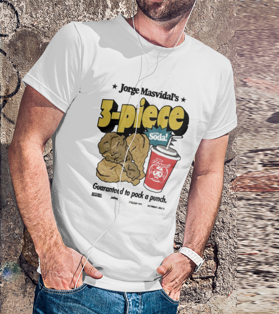 Jorge Masvidal's 3-Piece Soda Guaranteed To Pack A Punch T-Shirt