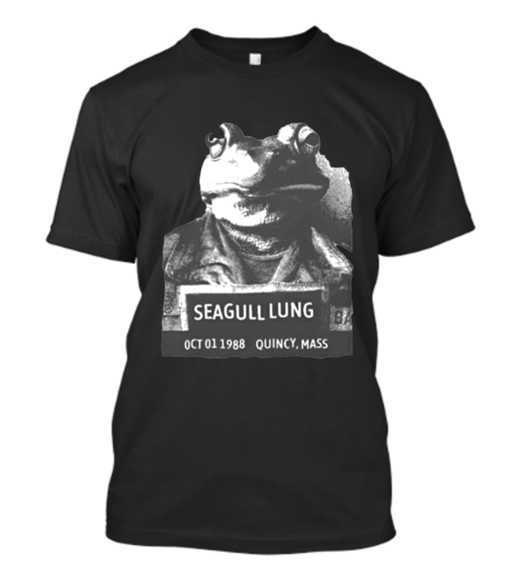 Seagull Lung Frog Mugshot October 01 1988 Quincy Mass T-Shirt