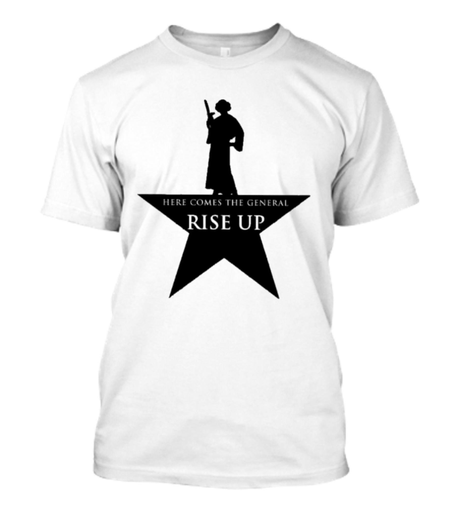Here Comes The General Rise Up Hamilton Star T-Shirt