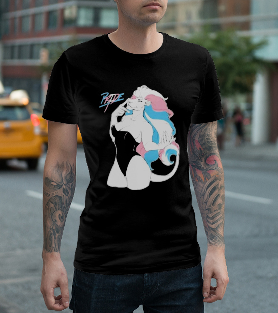 Pride Lioness Trans Flag Colors T-Shirt