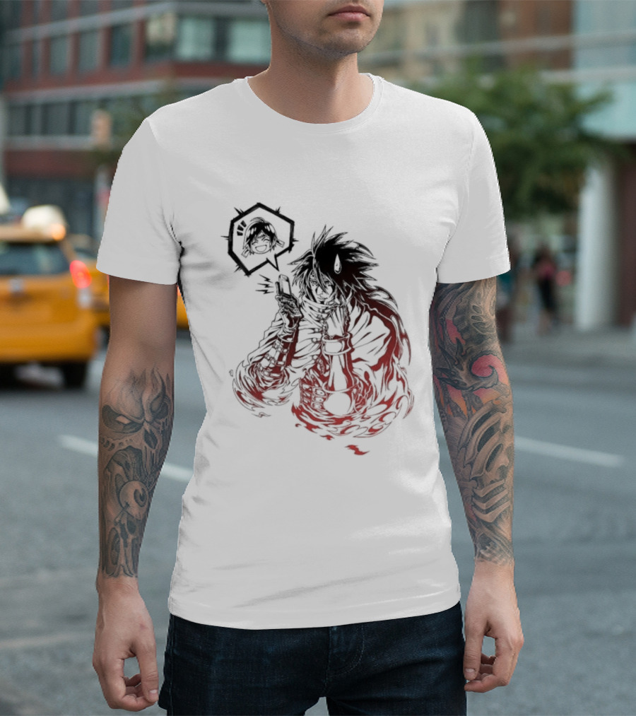 Ringtone SGDQ 2024 Fire Cloaked Character with Phone and Speech Bubble T-Shirt