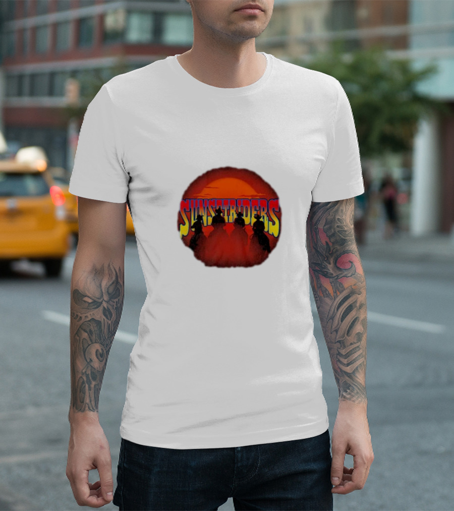Sunset Riders Shadow Edition Retro Cowboys Game Iconic T-Shirt