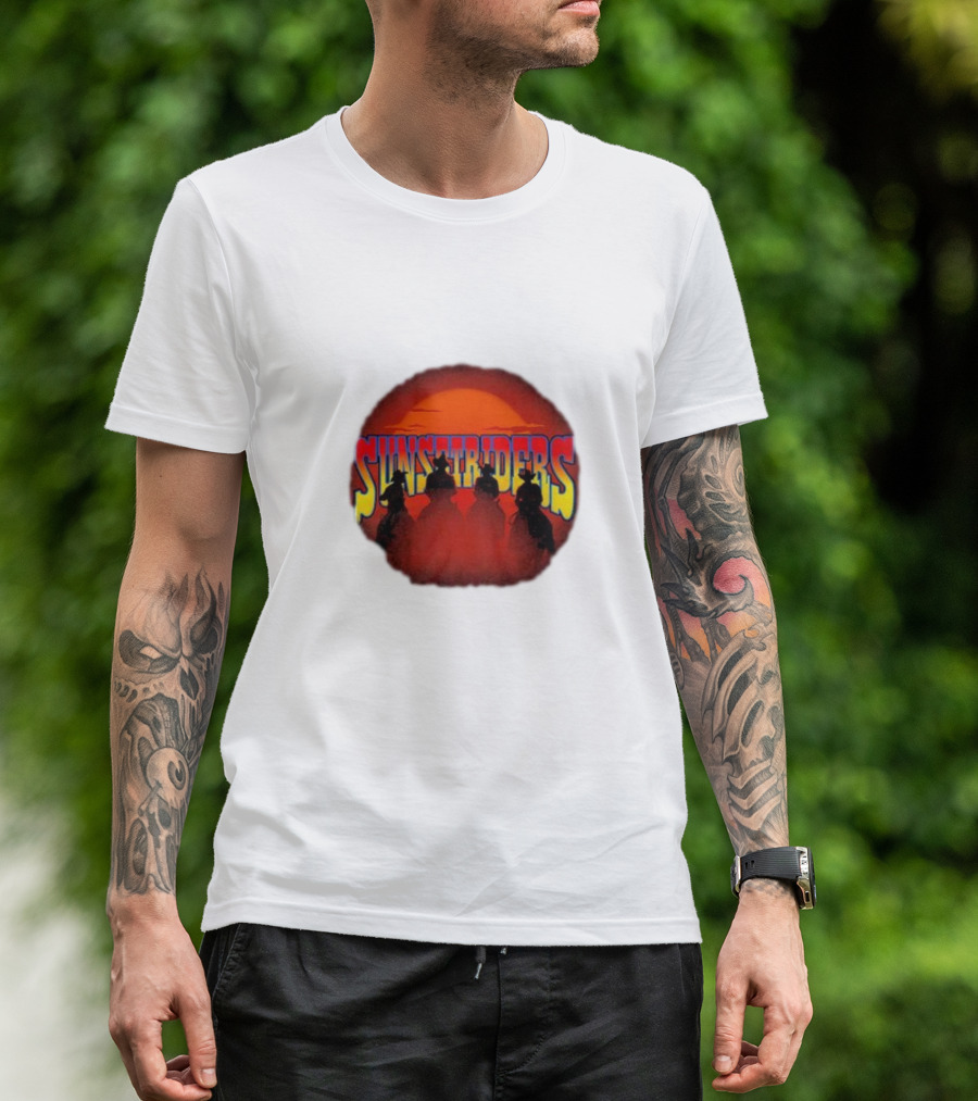 Sunset Riders Shadow Edition Retro Cowboys Game Iconic T-Shirt