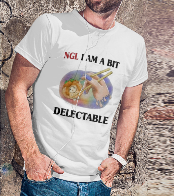 Jmcgg NGL I Am A Bit Delectable Sushi Roll With Cute Character T-Shirt