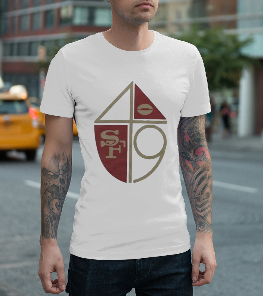 San Francisco 49ers Vintage 1965 SF 49 Iconic Emblem T-Shirt