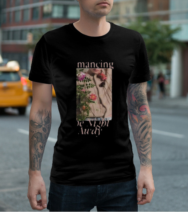 Romancing The Night Away Floral Slow Dancing T-Shirt