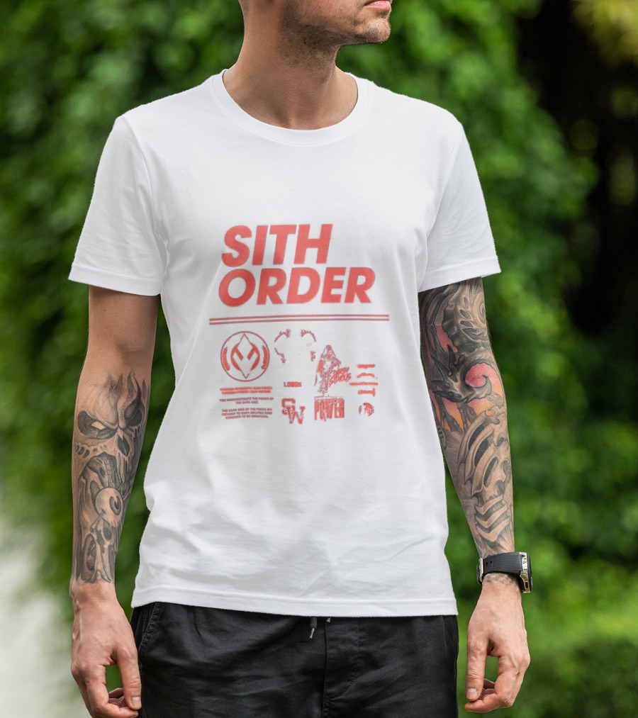 Sith Order Join The Dark Side Lords Galaxy Force 1977 Sports Club T-Shirt