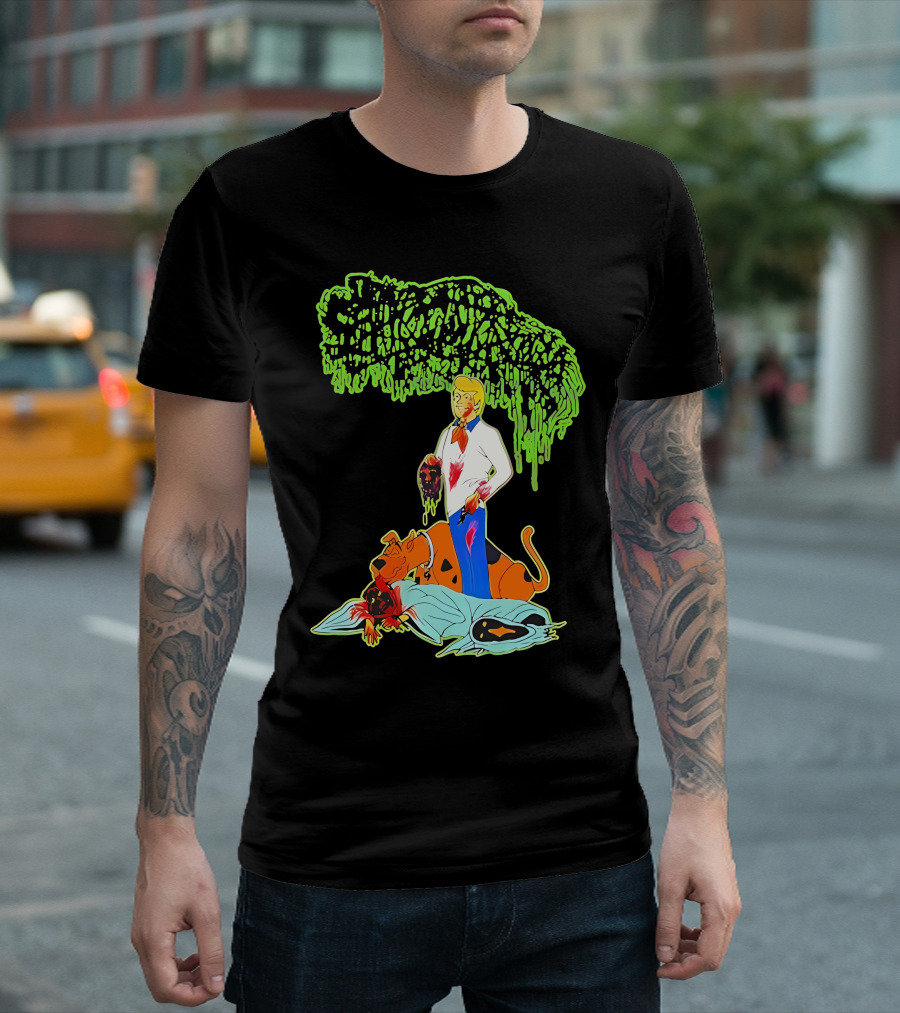 Sanguisugabogg Scooby Doo Fred Jones Horror Mashup T-Shirt