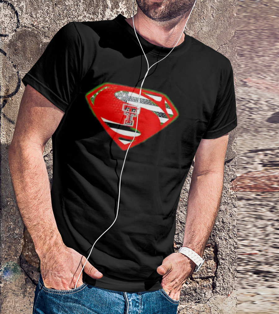 Texas Tech Red Raiders TT Superman T-Shirt