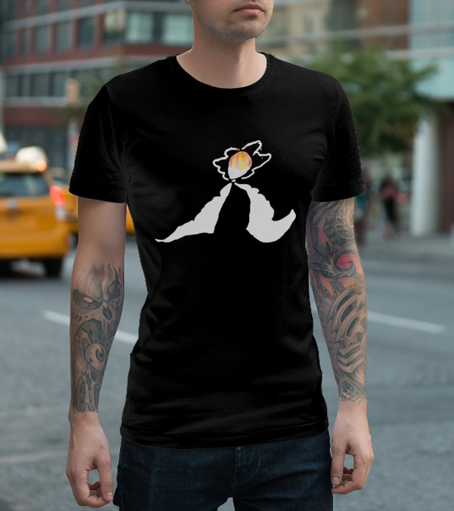 The Murlocs Bittersweet White Leaf and Peach T-Shirt