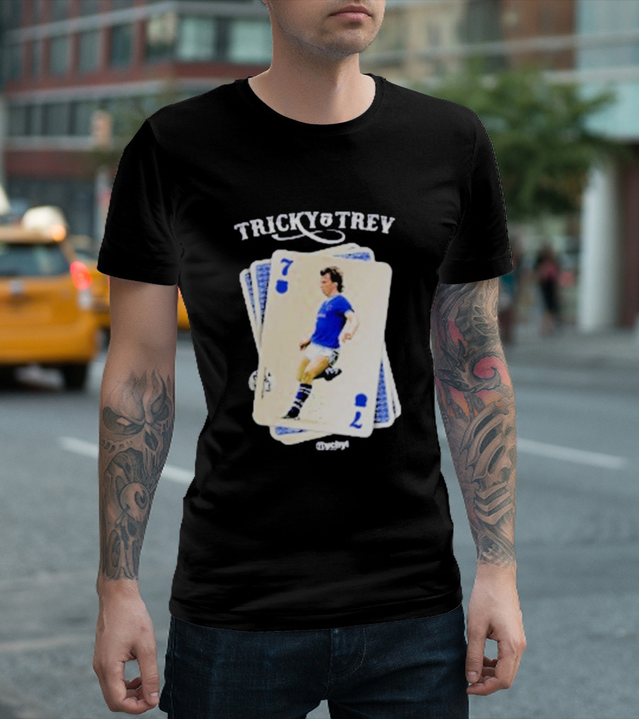 Tricky Trev Playing Card The Nil Satis Factory Keep Your Cards Close To Your Chest T-Shirt