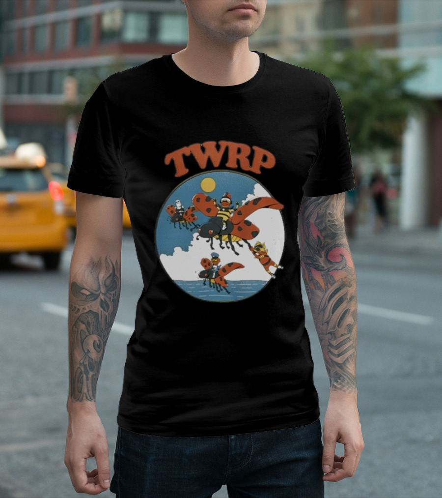 TWRP Band Riding Giant Ladybugs Under The Sun T-Shirt