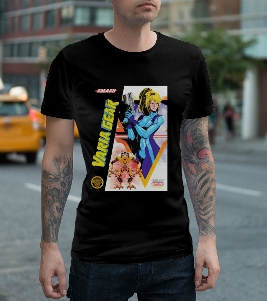 Smash Varia Gear Zero Suit Hunter Chronicles T-Shirt