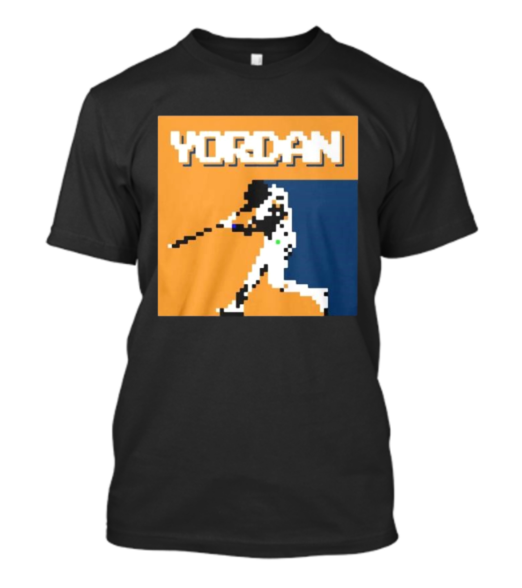 Yordan Alvarez Astros Pixelated Baseball T-Shirt