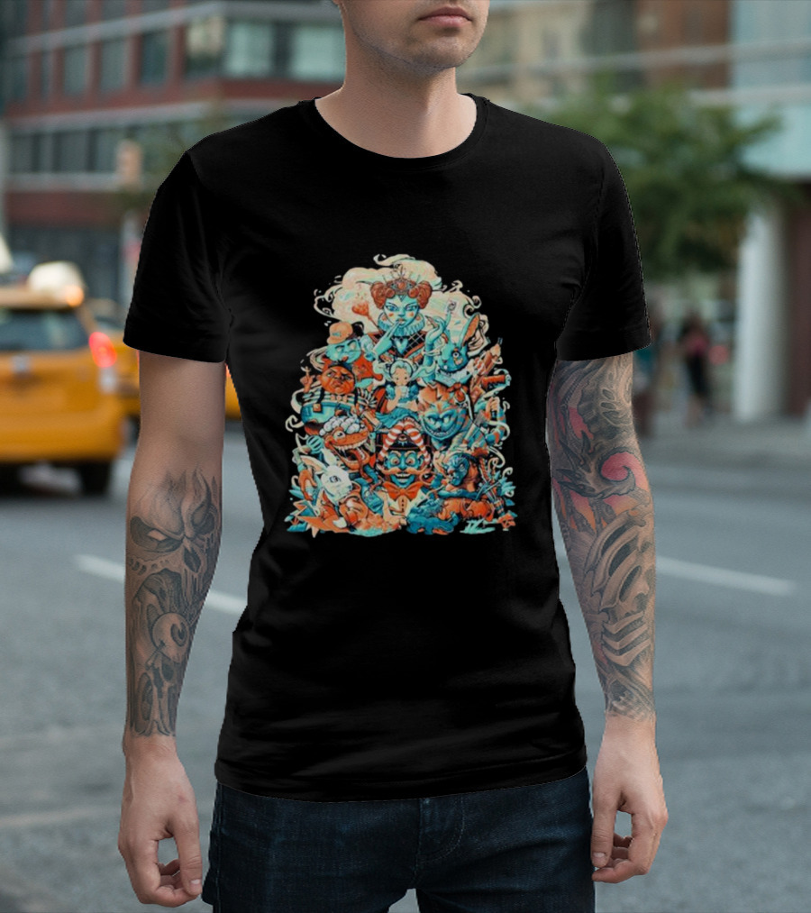Peter Robinson Exclusive Alice in Wonderland Inspired Characters T-Shirt