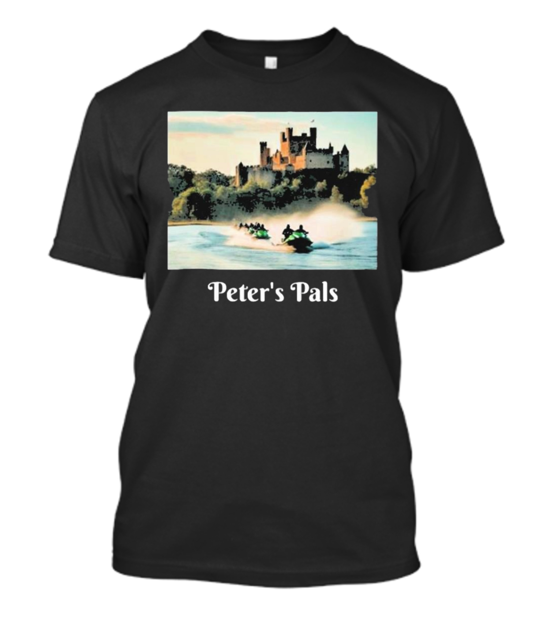 Peter's Pals Jet Ski Adventure Near Castle T-Shirt