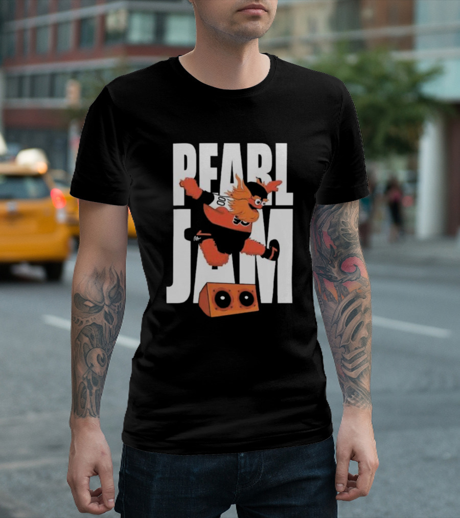 Philadelphia Flyers Gritty Pearl Jam Night T-Shirt