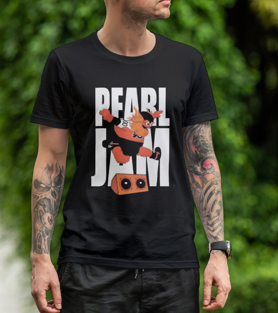 Philadelphia Flyers Gritty Pearl Jam Night T-Shirt
