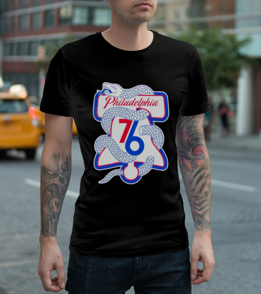 Philadelphia Phillies Liberty Bell Snake 76 T-Shirt