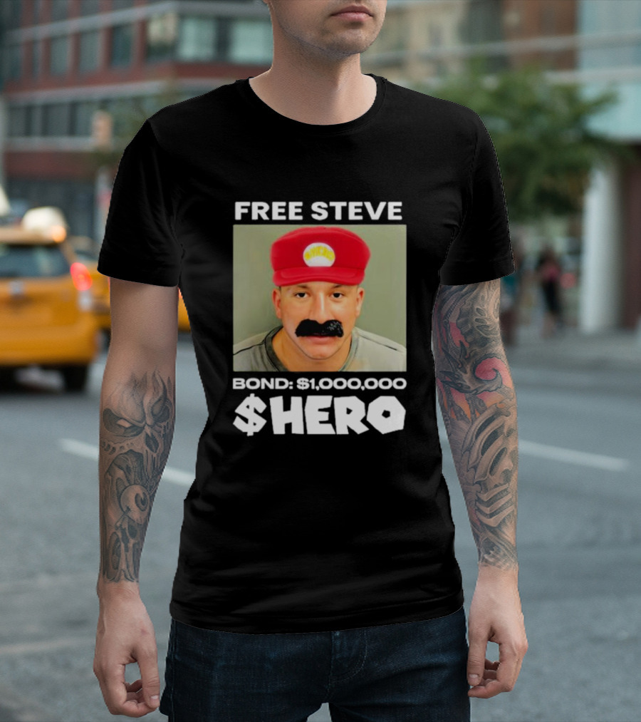 FREE STEVE BOND $1,000,000 $HERO T-Shirt