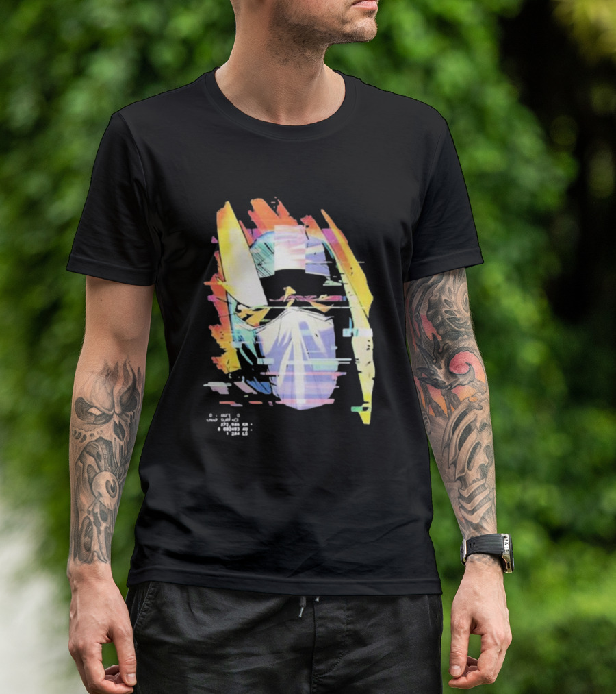 Kid Cudi Moon Man Helmet Glitch T-Shirt