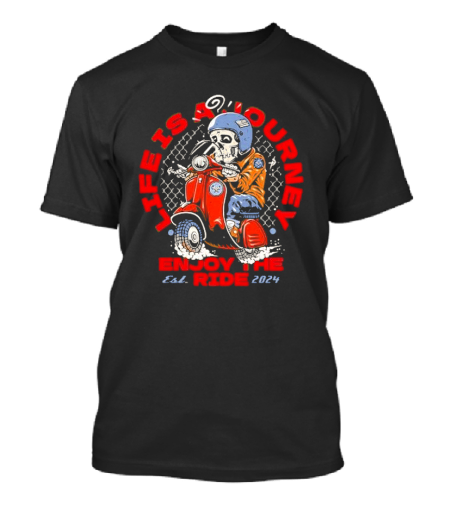 Life Is A Journey Enjoy The Ride Est. T-Shirt