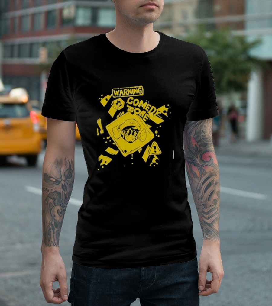 Warning SMG4 Comedy Zone T-Shirt