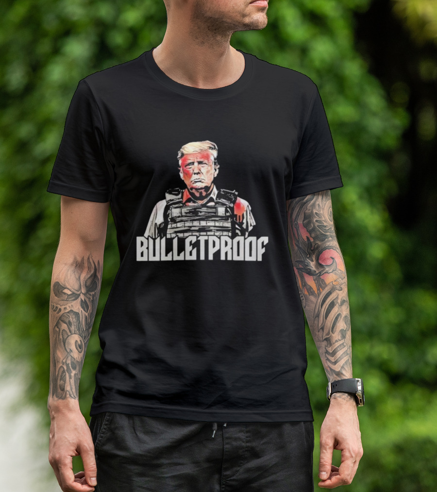 Bulletproof Trump Shot Assassination Attempt T-Shirt