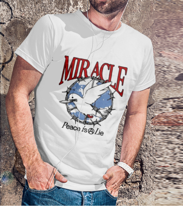 Miracle Mates Peace Is A Lie Barbed Dove T-Shirt
