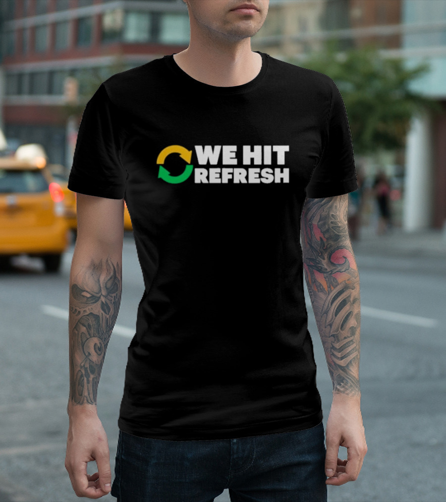 WE HIT REFRESH Arrows Recycling T-Shirt