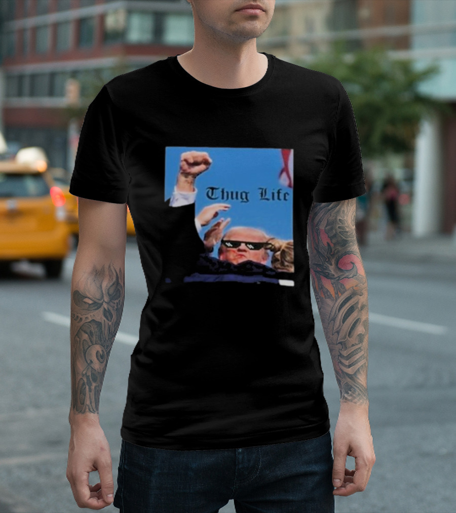 Trump Thug Life Sunglasses Meme T-Shirt