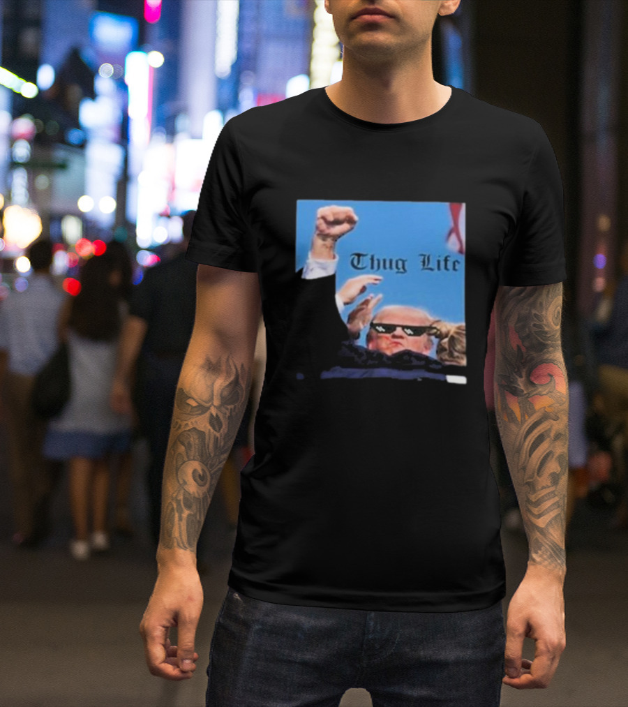 Trump Thug Life Sunglasses Meme T-Shirt