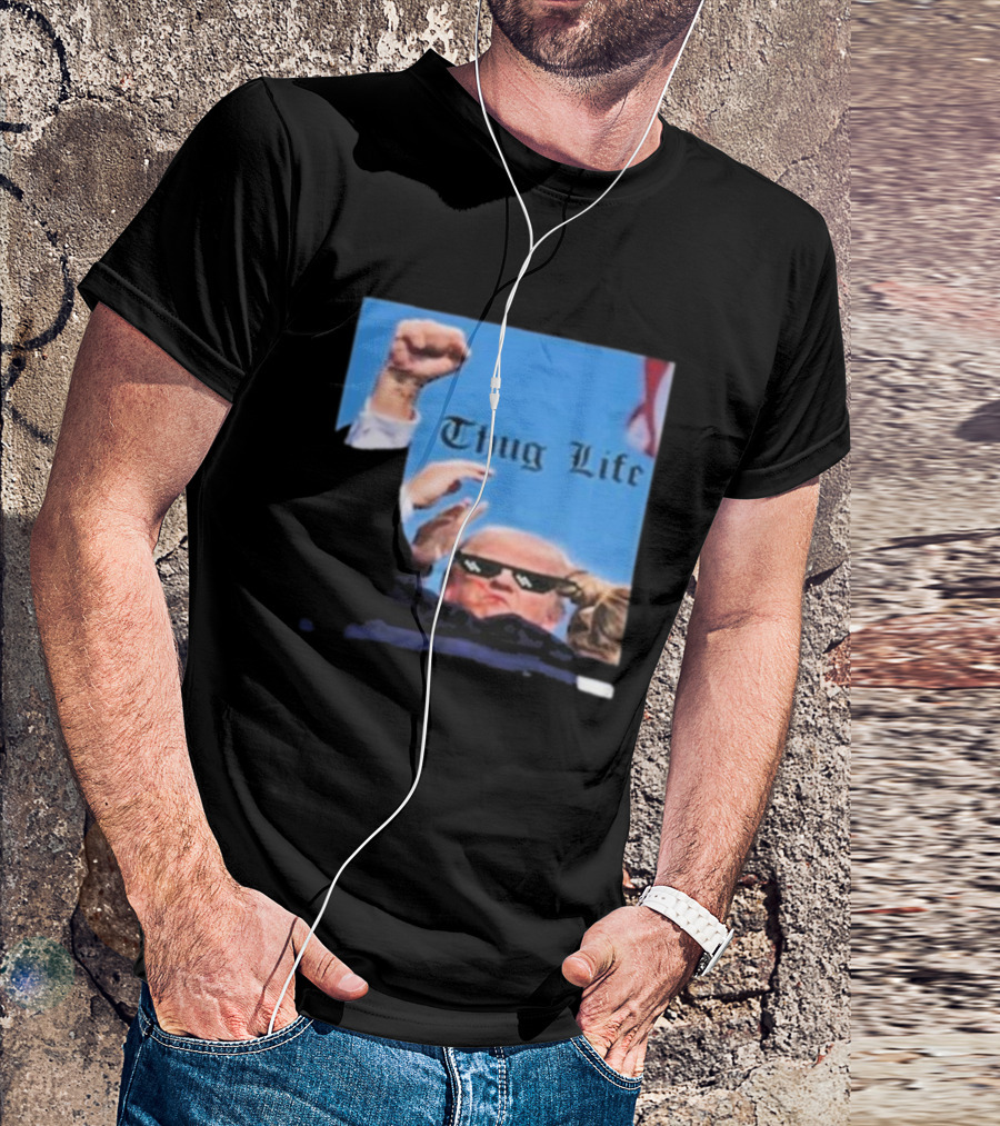 Trump Thug Life Sunglasses Meme T-Shirt