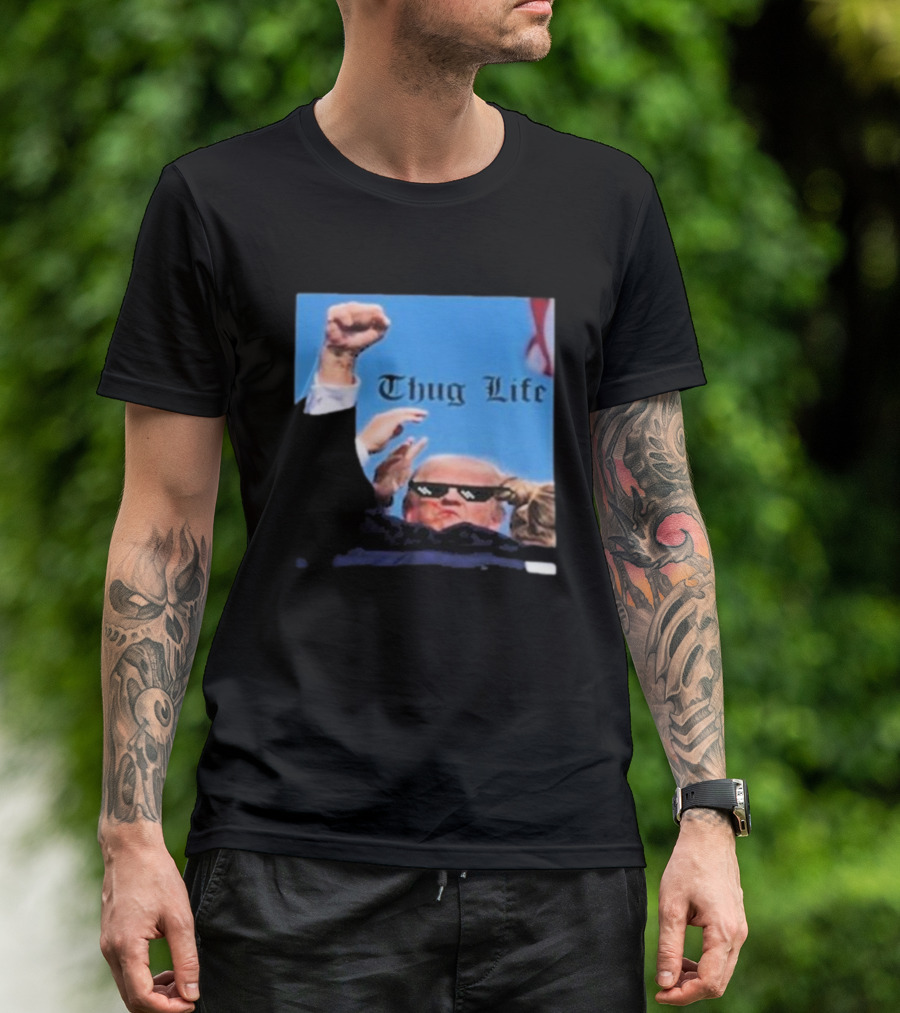Trump Thug Life Sunglasses Meme T-Shirt