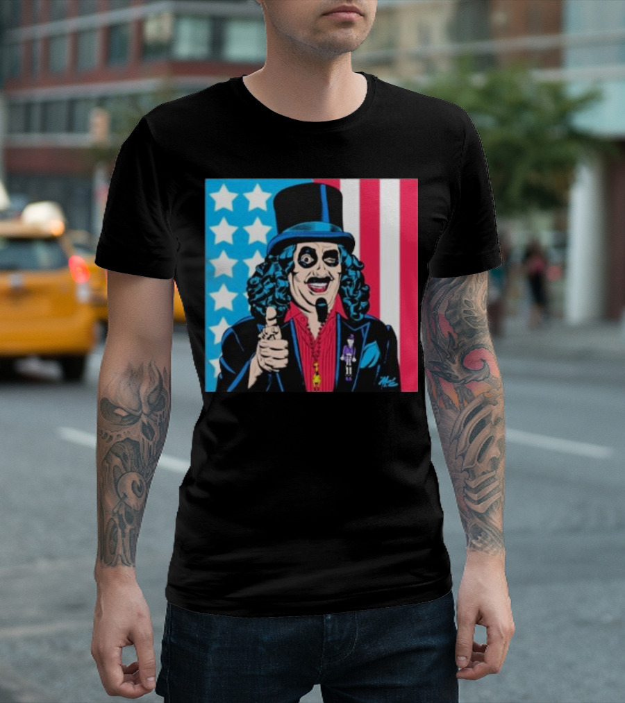 Happy 4th Of July Thanks To My Pal Mitch Oconnell Stars And Stripes Cartoon Character T-Shirt