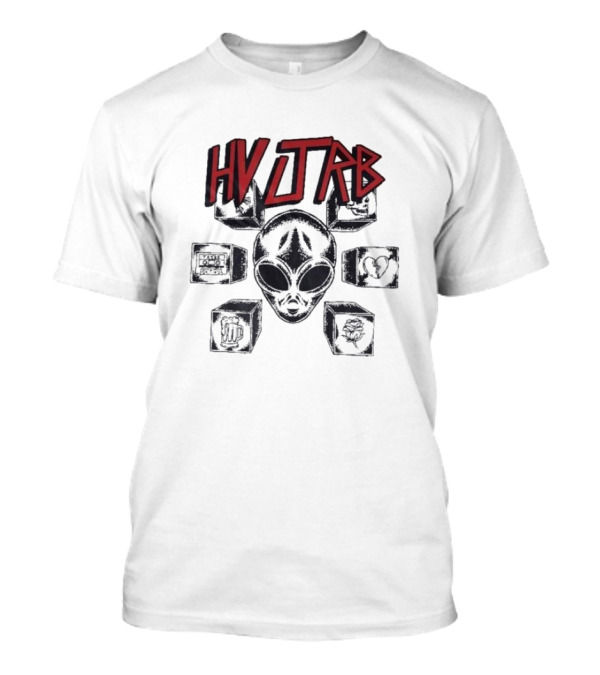 HVJTRB Tribal Slayer Heuvel White Kaos Pria Distro Cowok TSH T-Shirt