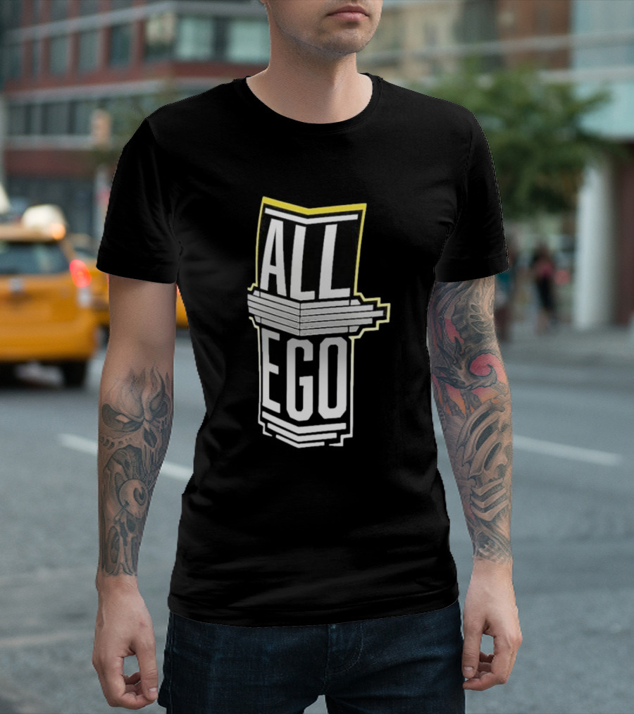 Ethan Page All Ego Stacked Text T-Shirt