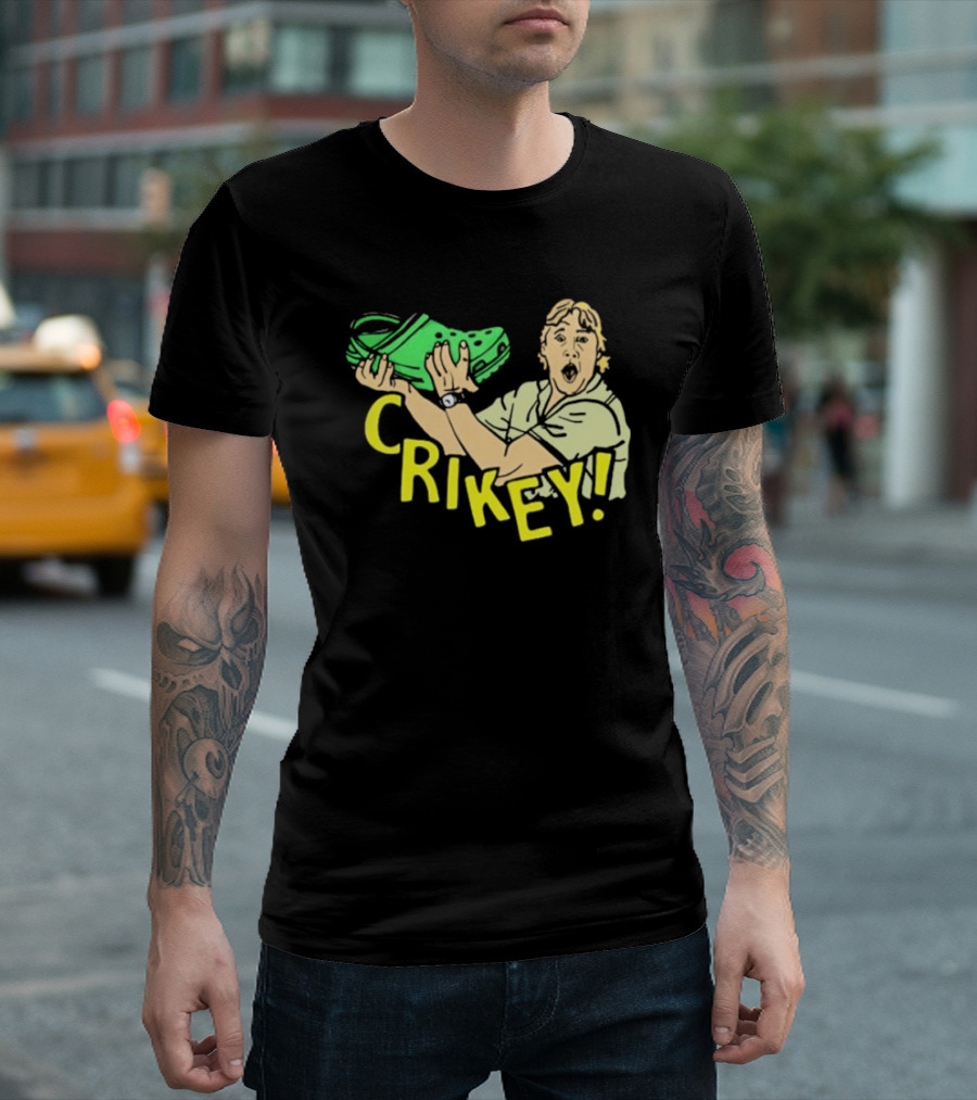 Crikey Crocs Hunter Surprise Enthusiasm T-Shirt