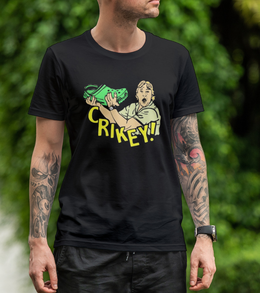 Crikey Crocs Hunter Surprise Enthusiasm T-Shirt
