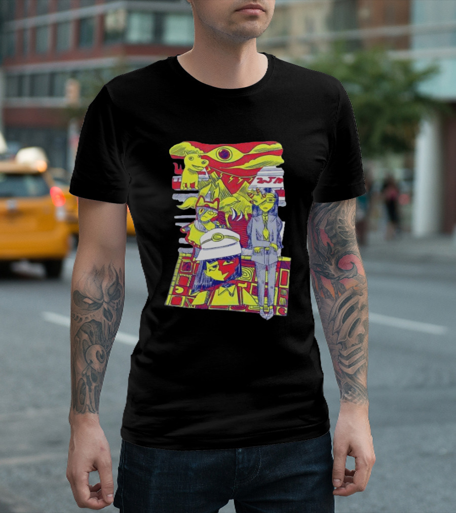 ENA Blood Hub Characters Gaming T-Shirt