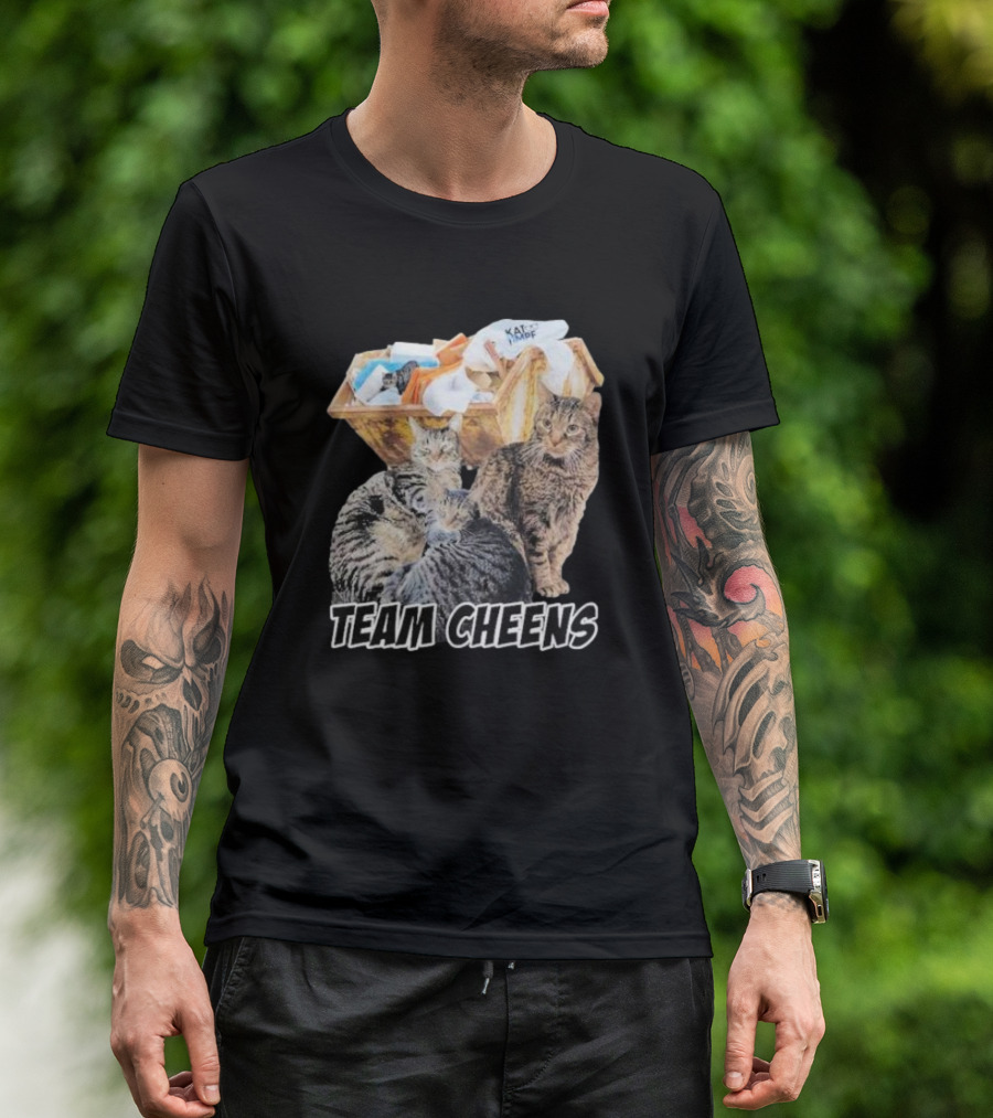 Team Cheens Cat Squad Dumpster Gathering T-Shirt