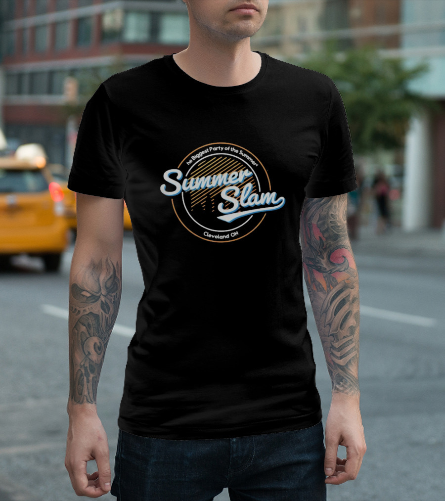 The Biggest Party of the Summer SummerSlam Cleveland OH T-Shirt