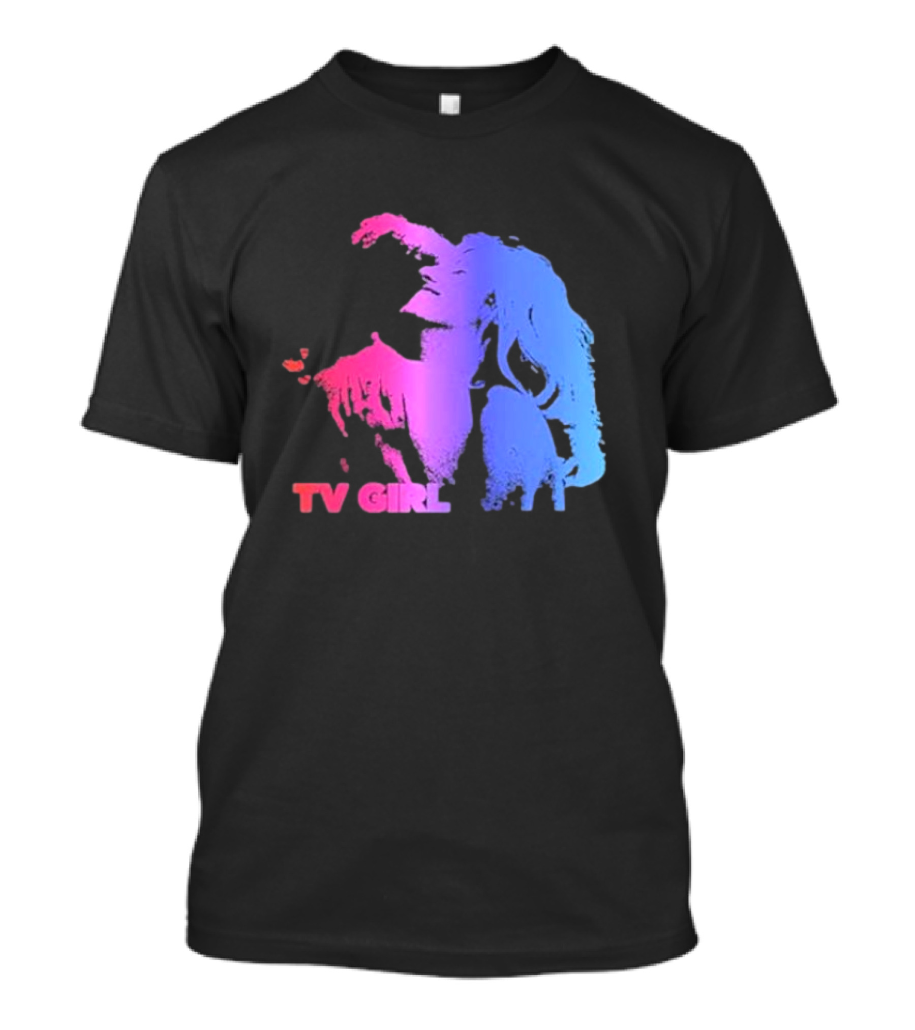 TV Girl Band French Exit Tour Psychedelic Couple T-Shirt