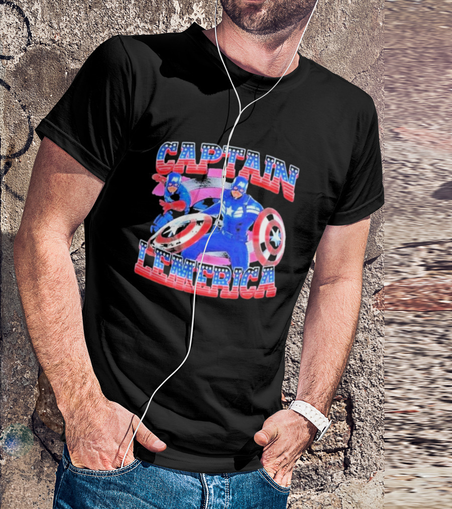Captain Lemerica Lebron James Captain America T-Shirt