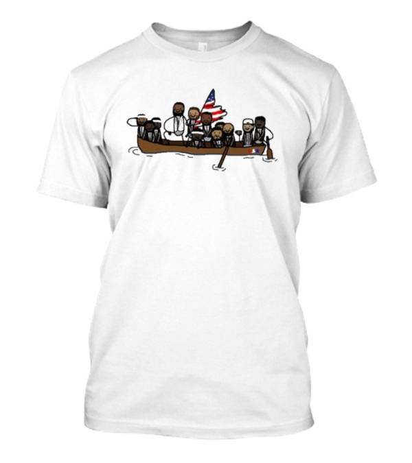 Lebron James Team Usa Leusa Boat Basketballers T-Shirt