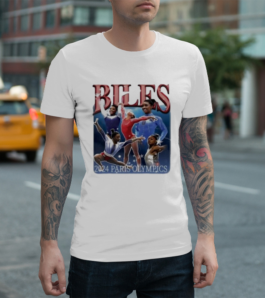 Biles 2024 Paris Olympics T-Shirt
