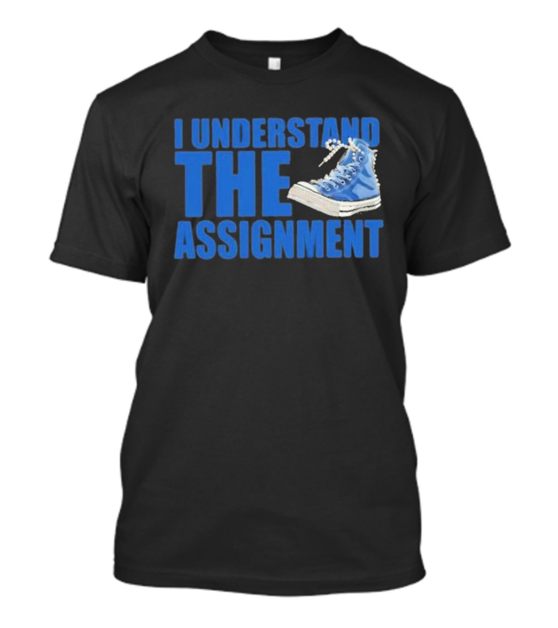 Kamala Harris Amare Box I Understand The Assignment Blue Sneaker Vote Election T-Shirt