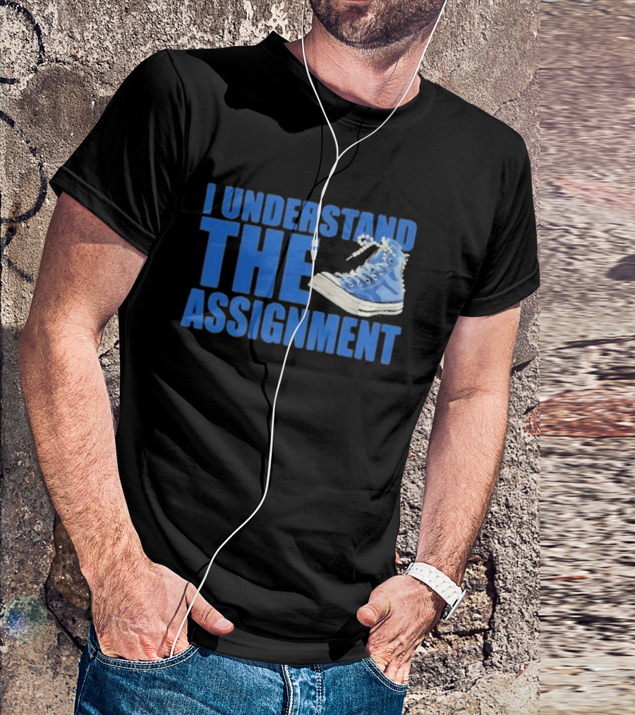 Kamala Harris Amare Box I Understand The Assignment Blue Sneaker Vote Election T-Shirt